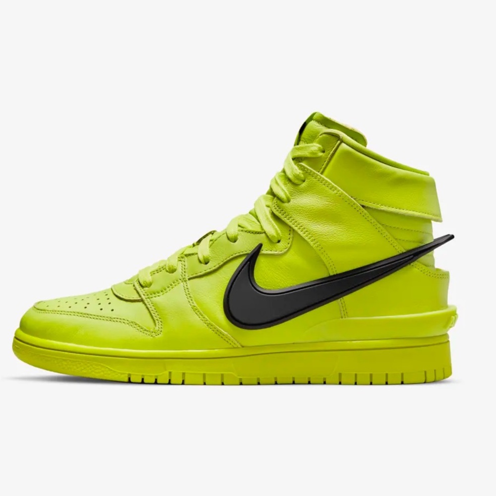 Nike x AMBUSH Nike Dunk Hi Flash Lime with Box